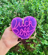 Load image into Gallery viewer, Fuck Off Heart Car Freshie