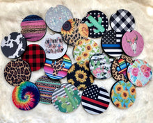 Load image into Gallery viewer, Set of Two Neoprene Car Coasters