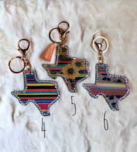 Load image into Gallery viewer, Faux Leather & Hair on Hide Keychain