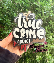 Load image into Gallery viewer, True Crime Addict Car Freshie
