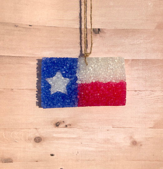 Texas Flag Car Freshie