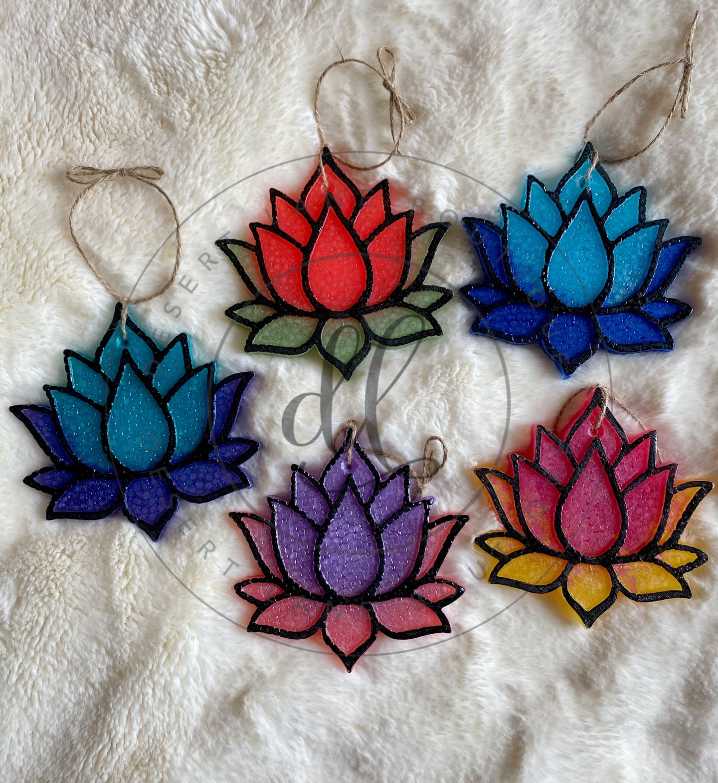 Lotus Flower Car Freshie - 2 Colors